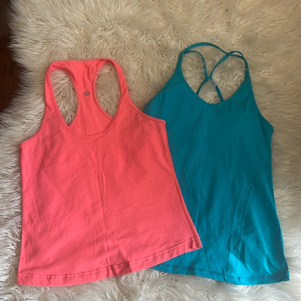 Women’s Lululemon Tank Tops Size 8 Lot of 2 (A1)
